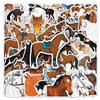 50 Horse Graffiti Stickers Personalized Cartoon Animal Creative Decoration Mobile Phone Case Water Cup Suitcase Stickers