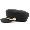 Beret Women'S Autumn Thin Versatile Flat Top Navy Hat British Vintage Duck Tongue Octagonal Hat Newsboy Hat