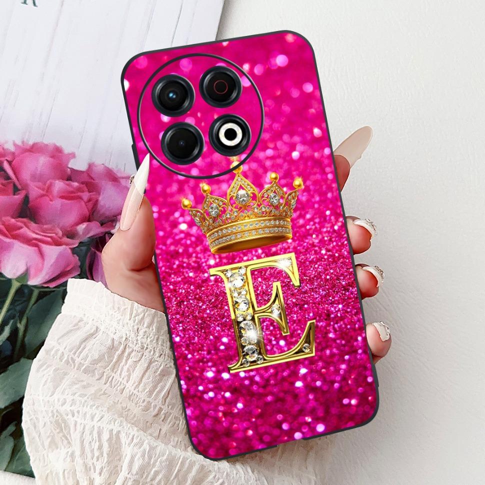 For Tecno Spark 30 Pro Case KL7 Luxury Letters Cover Silicone Soft Phone Cases For Tecno Spark 30 Spark30 Pro Shell Cover