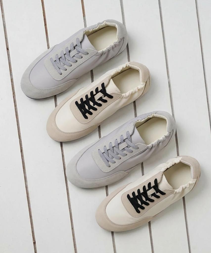 Florida Studio Everyday Andorra Suede Color Block Sneakers Light Grey Ed2630