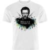 STAY GOOD MANCHANG Mens T-Shirt Dr House Medical Division Inspired Everybody Lies! WhiteLarge Black White