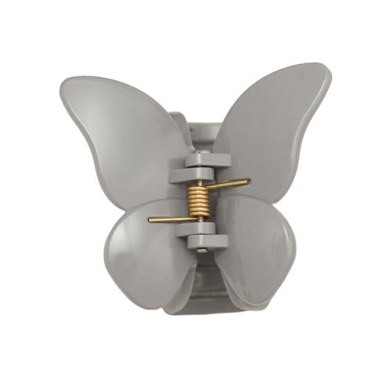 Dame Hårklemme Sommerfuglform Glatt Ensfarget Sterk Klype Sklisikker Hårpynt Hårklype Pendling Fest Date Hårklemme