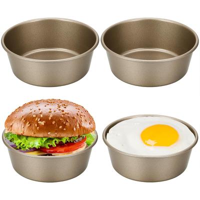 High Quality Air Fryer With 4-Inch Ramekins Mini Circular Baking Tray Steel Air Fryer Breakfast Home Kitchen Cooking Tool