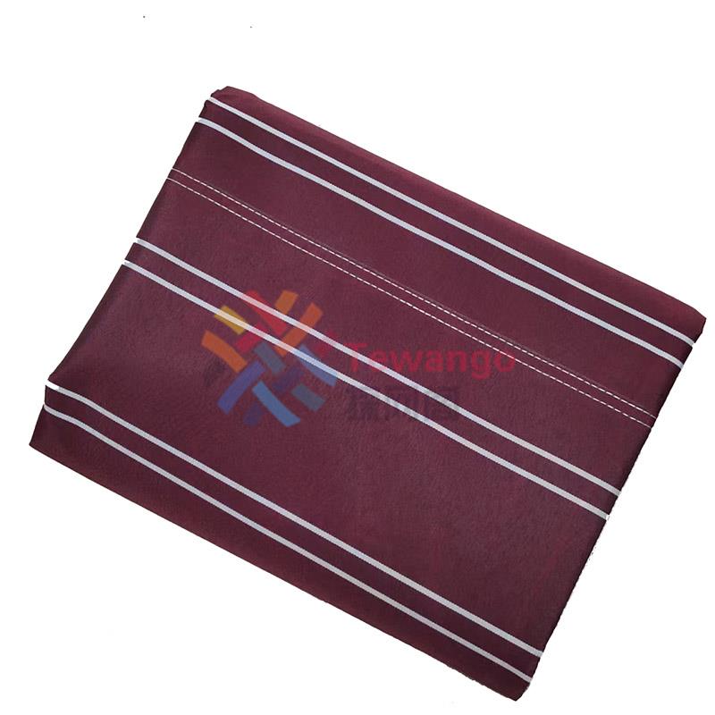 Burgundy White Strips Awning Replacement Fabric Toldo Tewango Canopy Gazebo Outdoor Garden Sun Shade Shelter 300gsm Store Banner
