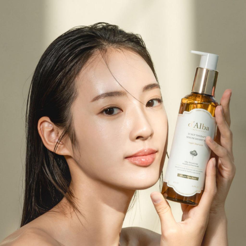 d'Alba Vegan Repairing Scalp Therapy Serum Shampoo 275ml
