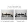 Men's Fashion Personalized Double Beam Reading Glasses Neutral Fashion Square Large Frame High-definition Presbyopia Glasses