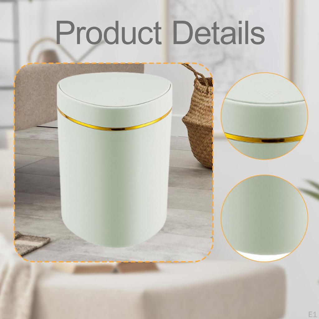 Kompakter Abfallbehälter für Schreibtischorganizer Mini Aufbewahrungsbehälter Home Office