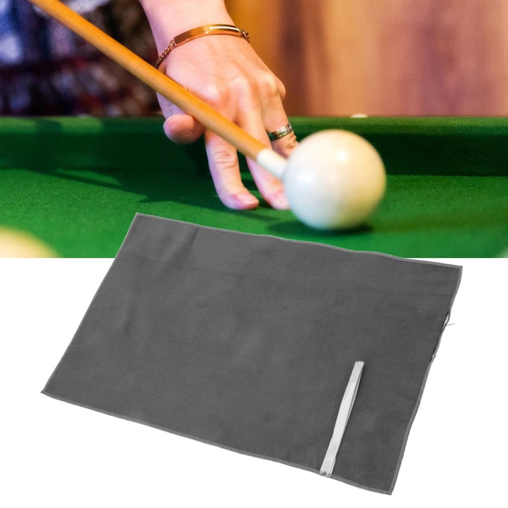 Dark Grey Pool Club Cleaning Towel Remove Dirt Billiards Wiping Towel  Billiards Poles