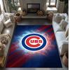 Chicago Cubs Crystal Velvet Carpet Soft Anti?Slip Floor Mat Comfortable Home Living Room Bedroom Decor Rug