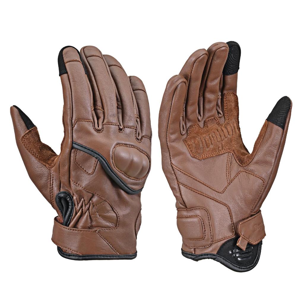 Daytona Motorcycle Leather Hard Smartphone Focused on Comfortable Cow Leather Short Protector Gloves Size 63047 Gloves, Winter, Summer, Autumn,
