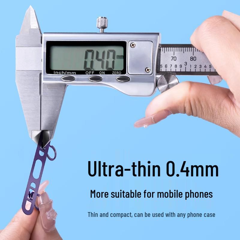 Stainless Steel Mobile Lanyard Chain with Double Buckle Clip