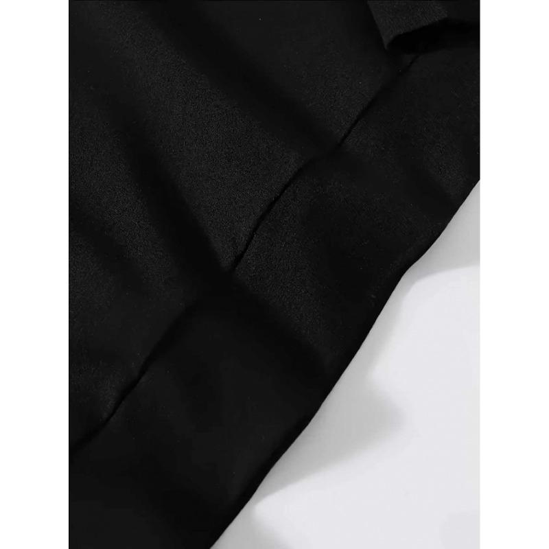 Moletom masculino com capuz e bolsos com capuz embutidos, fecho de zíper duplo, essencial de estilo urbano de corte solto, design de punhos canelados