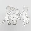 Children Playing Football Metal Cutting Dies Craft Embossing Scrapbooking Stamps for Card Making Decor