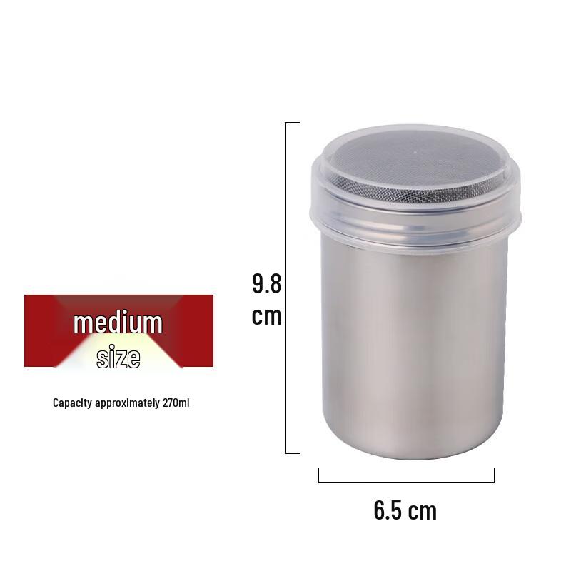 

Stainless Steel Powder Shaker Sifter Set, Medium (3-Pack)