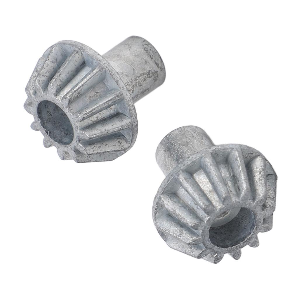 2Pcs RC Car Metal Bevel Gear Zinc Alloy 12T Metal Bevel Gear Replacement RC Parts for WLtoys 124008 124010 RC Cars