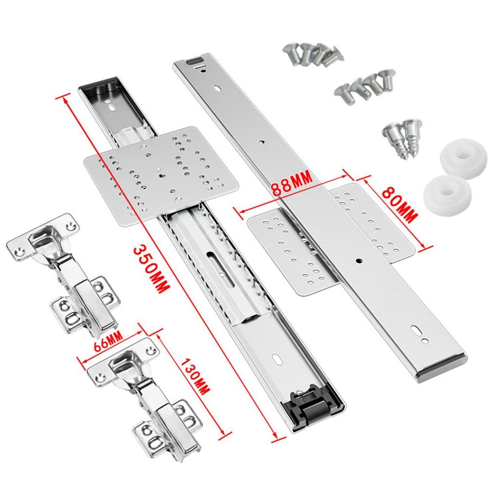 Cabinets Door Slide Rails Cabinet Track Hardware Kit