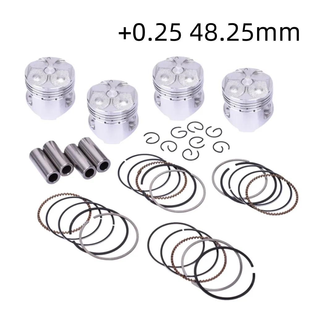 48mm Pin 14mm STD 250CC Motorcycle Engine Parts Piston Rings Kit for Yamaha 3LN FZR 250RR FZR250RR EXUP FZR250 Fazer