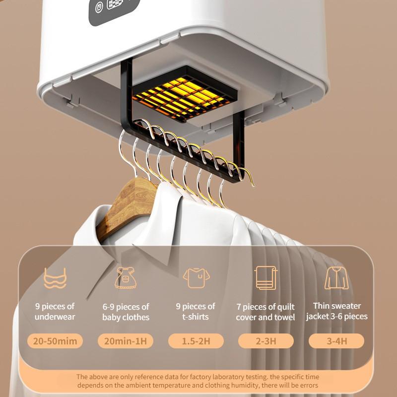 600W Foldable Dormitory Clothes Drying Equipment Portable Electric Dryer Household Small Fast Heating Clothes Dryer