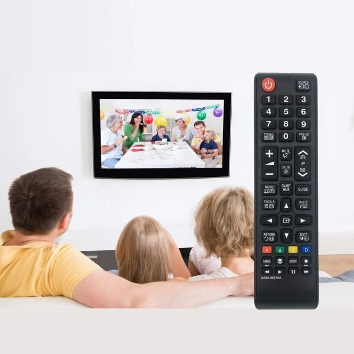 MYHGRC Novo Controle Remoto de Substituição AA59-00786A Adequado para Controle Remoto Universal Samsung Smart TV UE32F6400 UE40F7090 UE40F80