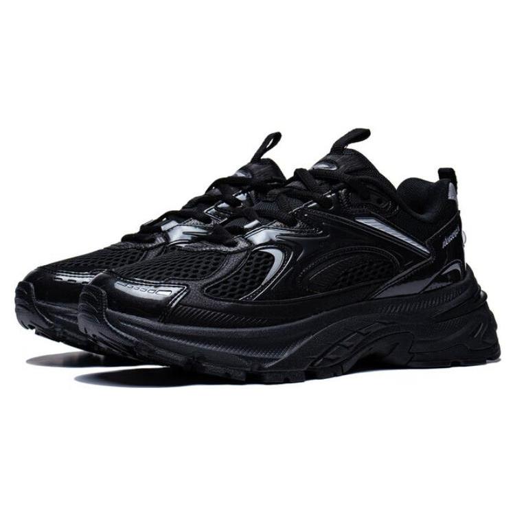 Li Ning Aurora 2K Comfortabele Demping, Slijtvast Lage Casual Schoenen Dames Zwart AGCT108-2
