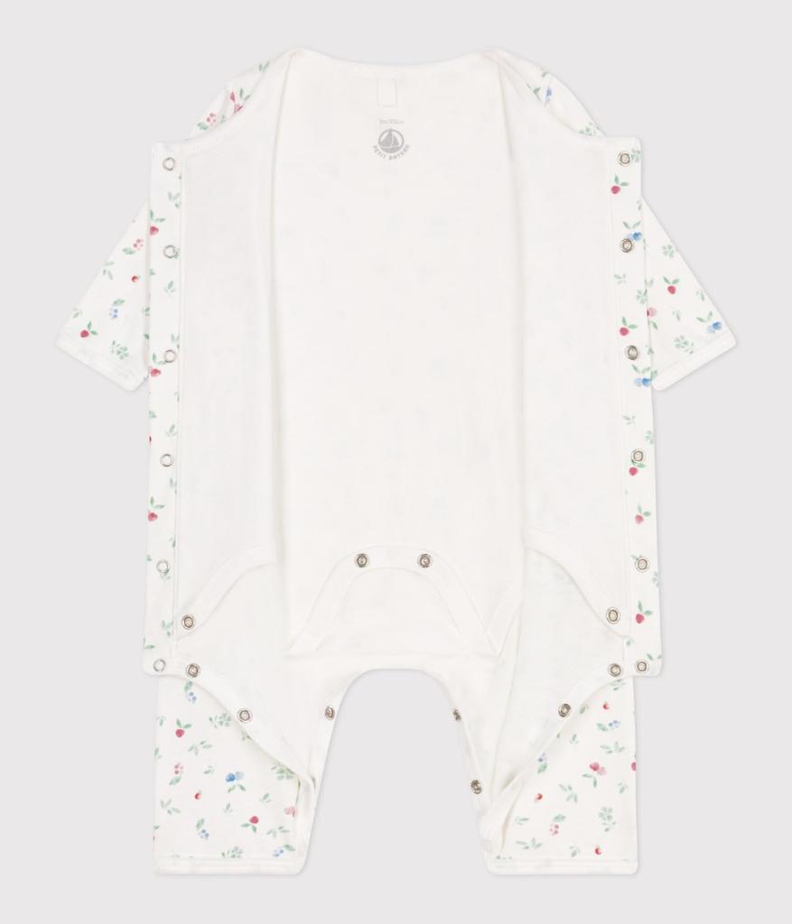 Bodyjama A0CIS 6 Months 67cm [Petit Bateau] Off-white/Multicolor