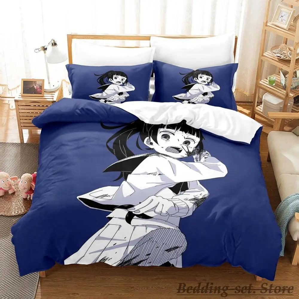 Comfortable Anime Print Bedding Set With Duvet Cover And Pillowcases Single Twin Full Queen King Sizes For All Ages