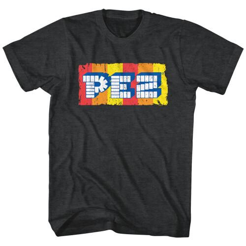 Pez Logo Black Heather Adult T-Shirt Unisex T-Shirt M