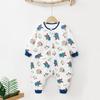 Cotton Warm Sleeping Bag Toddlers 20-50 Lbs Winter Footed Pajama With Leg Separation Tummy Coverage