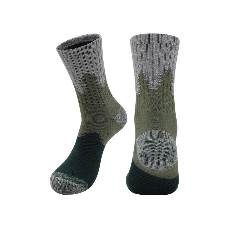 Sommer Merino Wolle Anti-Rutsch Wander- und Sportsocken - Atmungsaktiv und Warm
