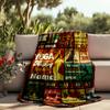 Yoga Meditation Peace Love Harmony Wellness Customizable Outdoor Blanket Personalized Text Soft Cozy Suitable For Picnics Outdoor Travel And Camping