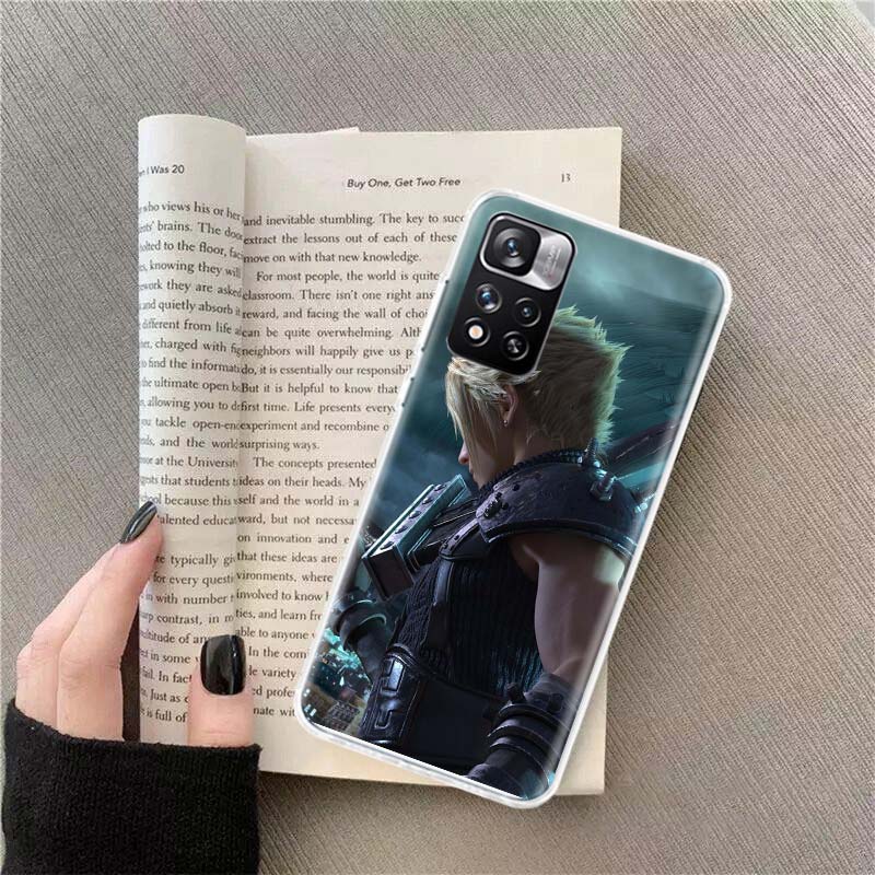 Final Fantasy VII Phone Case For Xiaomi Poco X4 F4 GT X3 NFC X5 X6 X7 Pro 5G M5 M5S M3 F5 Mi F6 F3 F2 F1 Cover Coque Fundas TPU
