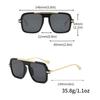 New Trendy Large Square Sunglasses for Women & Men - Fashionable, Versatile, High-End Feel, Sun Protection, Perfect for Cycling