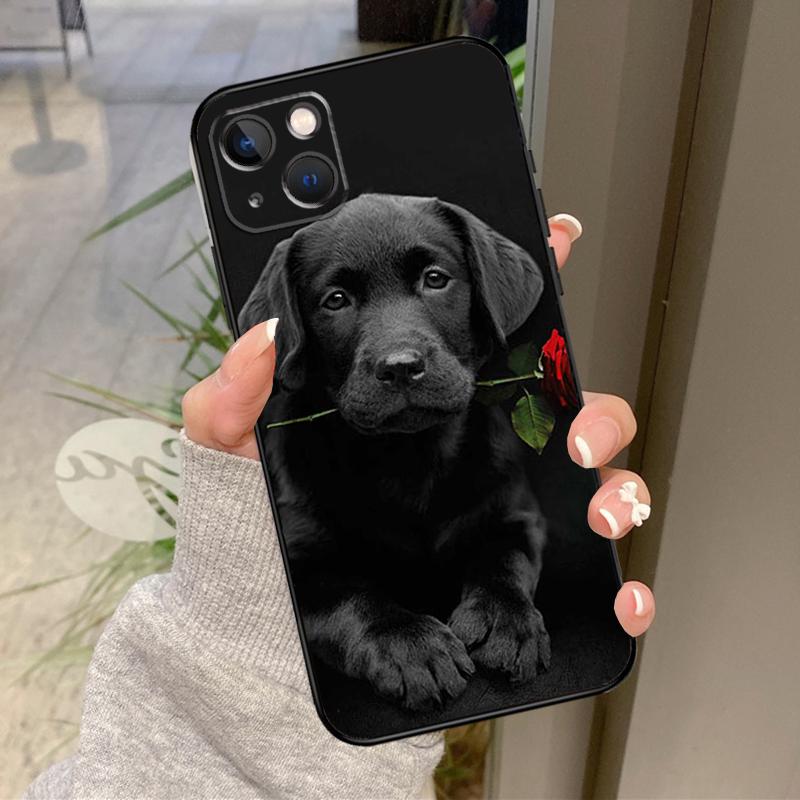 Labrador Puppy Dog Case For iPhone 16 Pro Max 15 14 12 11 13 17 Pro Max Plus 12 13 Mini 16e 17 Air Back Cover