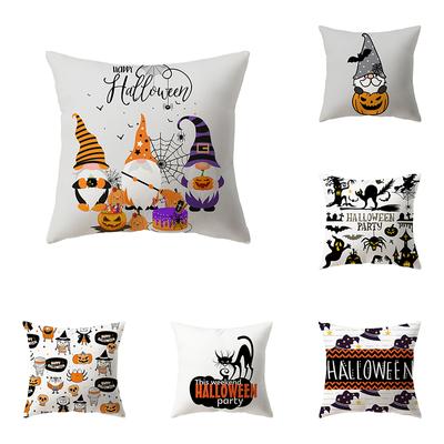 Pumpkin Throw Pillow Cover Halloween Theme Throw Pillow Cover Sofa Chair Bed Cushion Cover Home Decor
