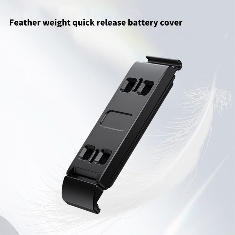 Quick Release Battery Cover For 360 Pro2 Action Camera Battery Door Replacement Black