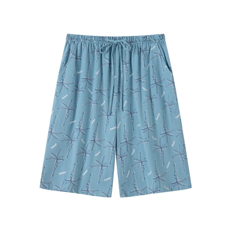 Men s 100% Cotton Casual Capri Shorts XL