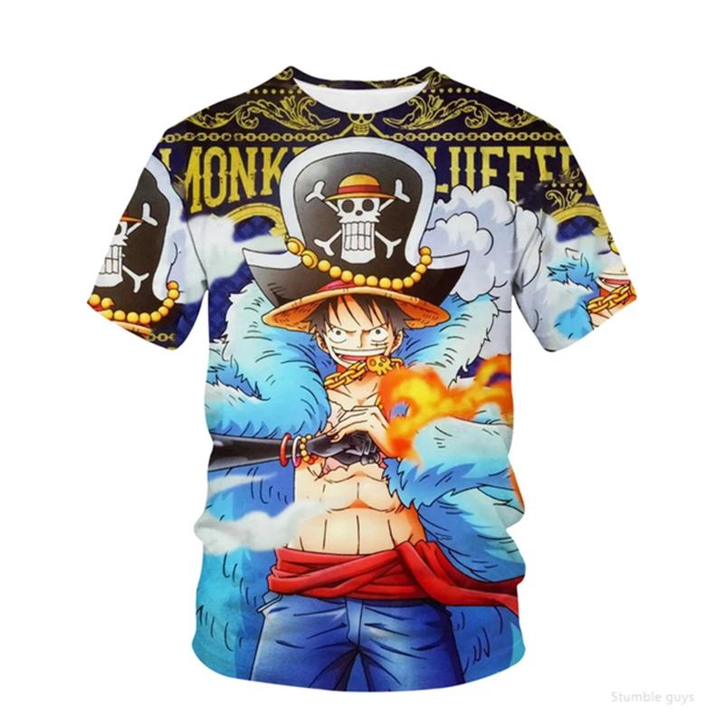 Men's Casual One Piece T-Shirt Zoro Modern Print Boys Clothes Girls Short Sleeve Men Jersey Breathable Summer