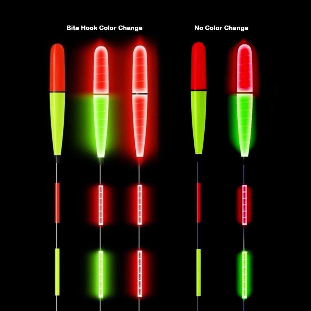 2pcs Ultra Sensitive LED Smart Float Luminous Electronic Float Luminous Float  Outdoor Fishing