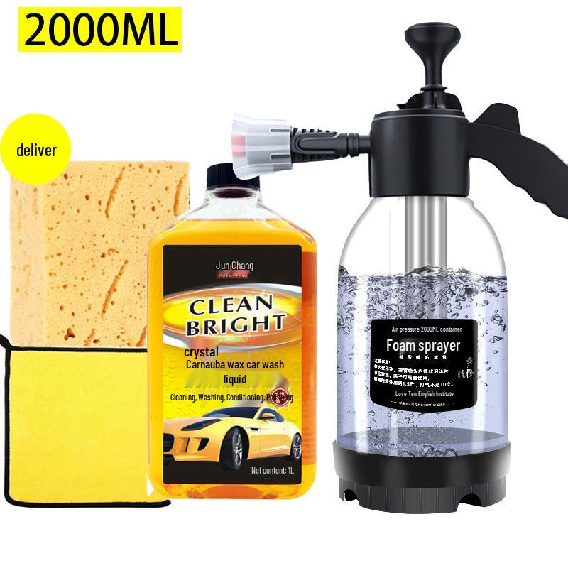2L Handheld Foam Sprayer for Car Wash & Home Use with Pressure Relief Valve