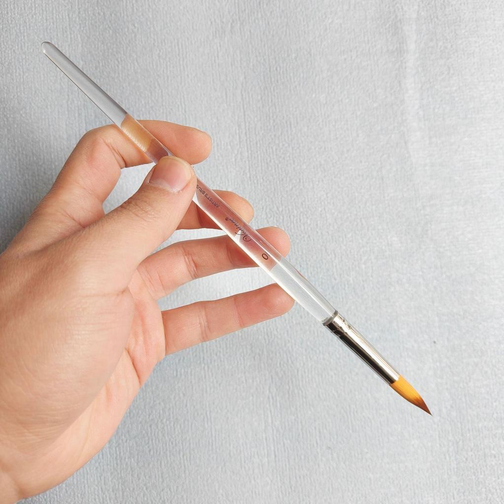 Wysokiej Jakości Biały Łabędź Kryształowy Pręt Pędzel Nylonowy Akwarela Gwasz Pędzel do Oleju Cyfrowego Pędzel do Linii Artystycznych