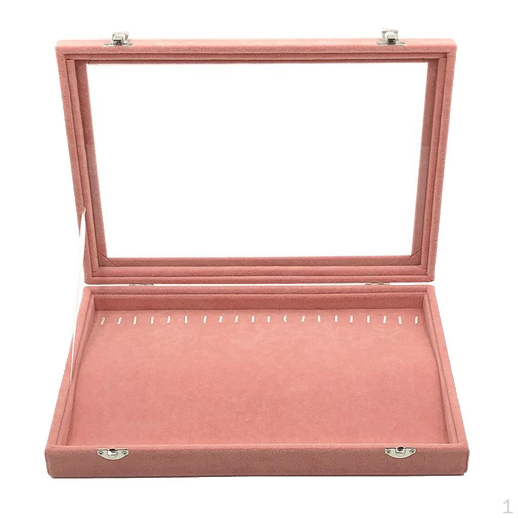 

Insert Grid Jewelry Display Storage Box Tray Holder Showcase Large 3