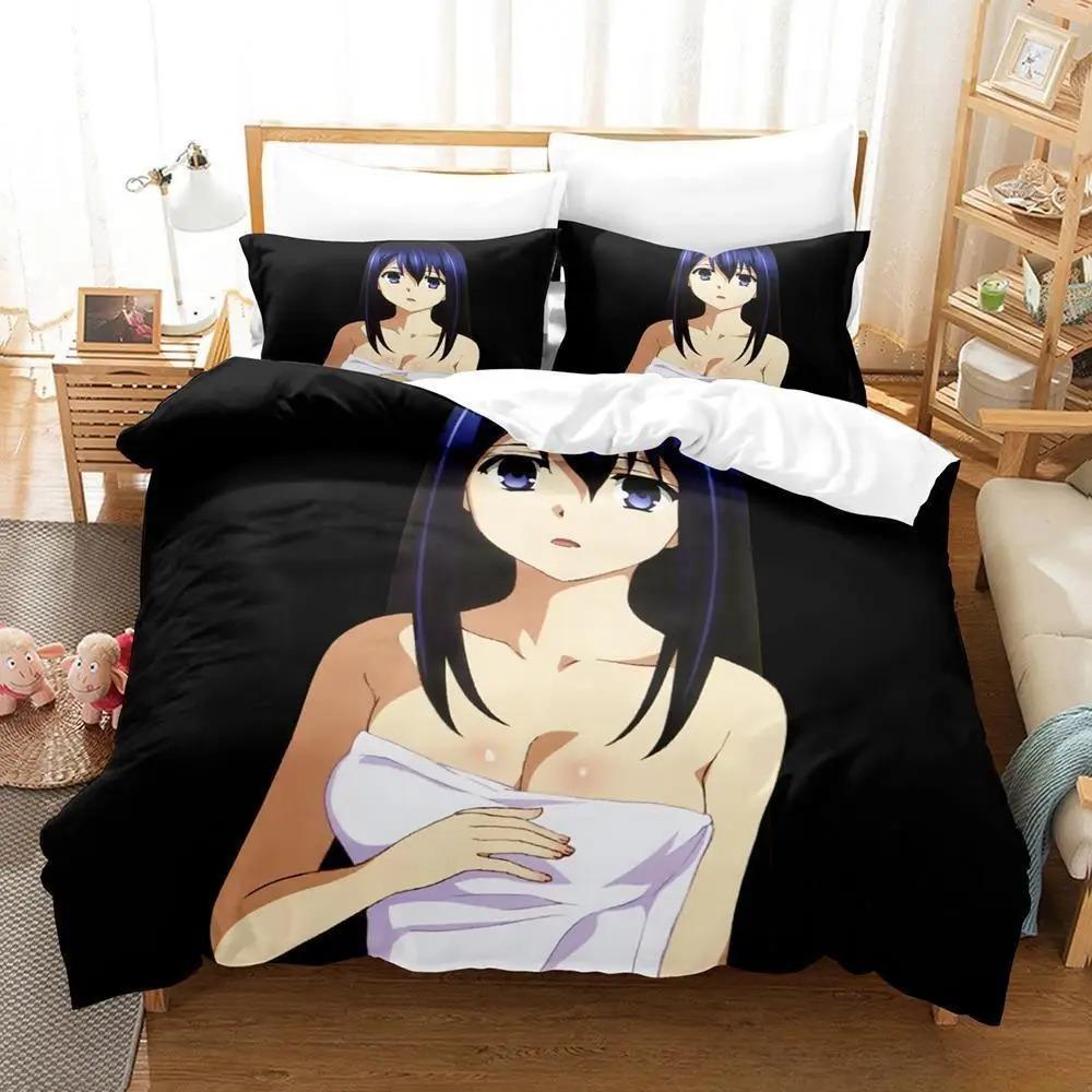 3d Print Anime Brynhildr In The Darkness Bedding Set Single Twin Full Queen King Size Bed Set Adult Kid Bedroom Duvet Cover Sets