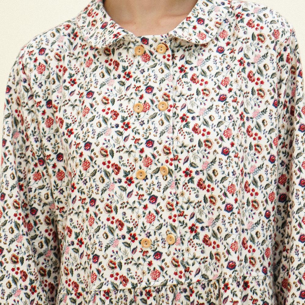 CHIQUITA Double Dress (Flower Napping) Beige 244202Fbe