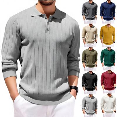 Camicie da Uomo Classiche Maniche Lunghe Bottoni Magliette Fitness Allenamento Casual Autunno Palestra Aderenti Muscolari Top Sportivi