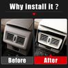 For Toyota Camry XV70 2018-2025 2025 2025 Stainless Car Rear Air Conditioning Vent Outlet Frame Cover Trim Sticker Accessories