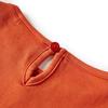 T-shirt enfants à manches longues orange brûlé 92/104/116/128/140