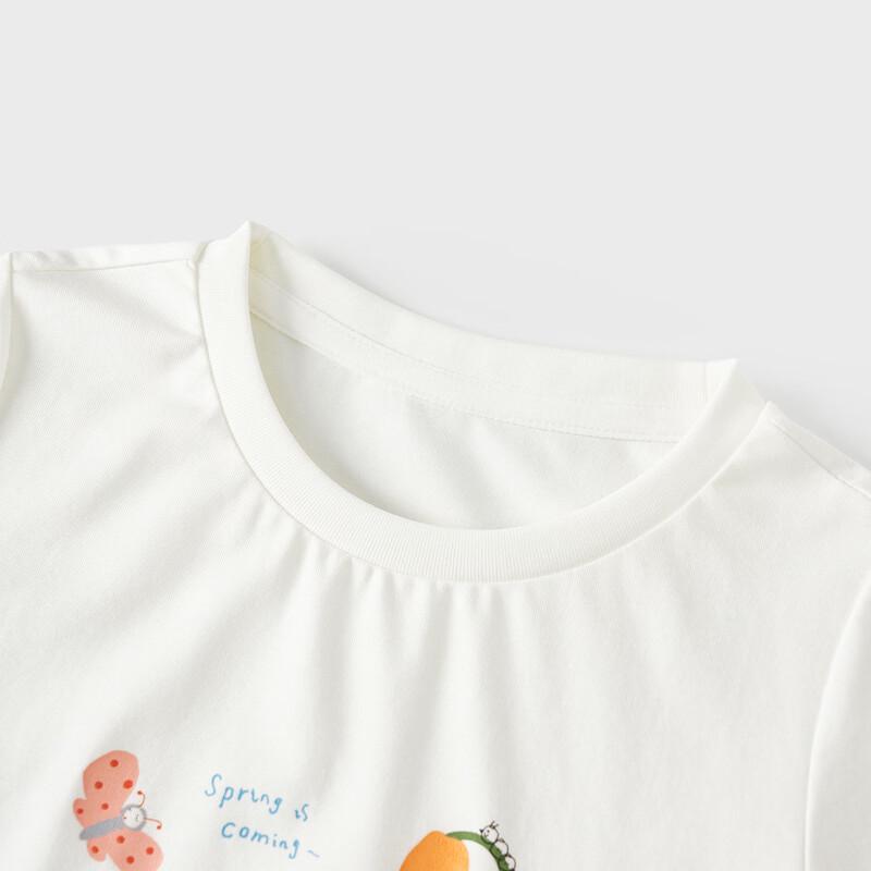 TONGTAI Girls' Modal Cotton Short Sleeve T-Shirt