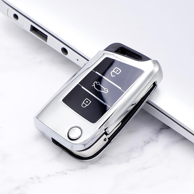 Car Key Cover for Volkswagen Bora, Lavida, Santana, New Sagitar, Langyi, Polo, and Jetta Models