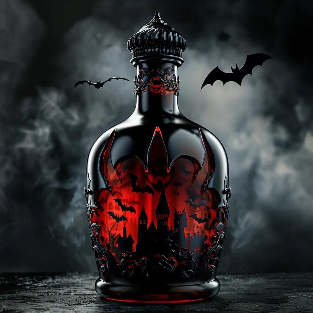 Potion Style Whiskey Bottle, Gothic WhiskeyBottle Wine Decanter, Halloween WhiskeyBottle, Perfect For Halloween, Bar Decor  Collectors