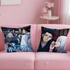 The Blue Wolves OfMibu Cushion Cover Comfortable Reversible Pillow Cover Ideal For Car Sofa Bedroom & Beyond
